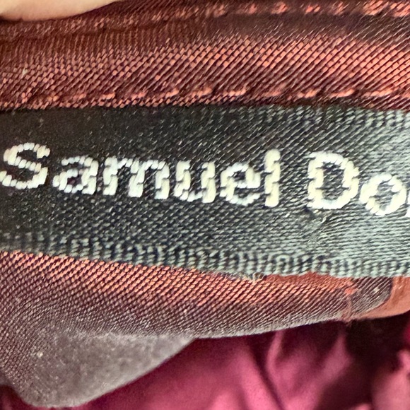 Samuel Dong Deep Red Ruffled Top - Picture 5 of 5